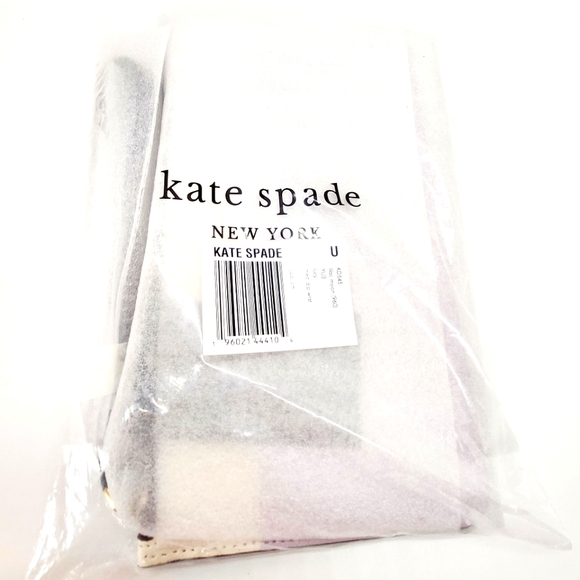 kate spade Lucy Medium L-Zip Wristlet Phone Holder Lilac Moon NWT